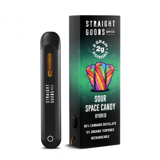 Straight Goods Supply 2g Disposable Weed Pen Sour Space Candy