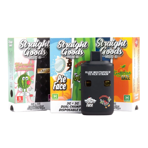 Straight Goods Supply Co 6g Dual Chamber Vapes Flavours